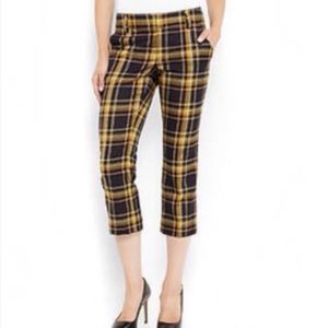 Alice and Olivia plaid ankle pants
